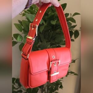 Michael Kors Colby Medium Shoulder Bag Optic Orange